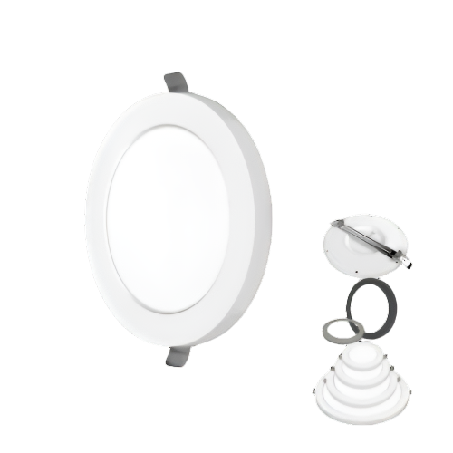 12W LED Round IRIS 2 IN 1 Ceiling Light Magnetic Trims