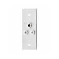 SWITCH SOCKET 6A 2X4 UNSWITCHED 1431