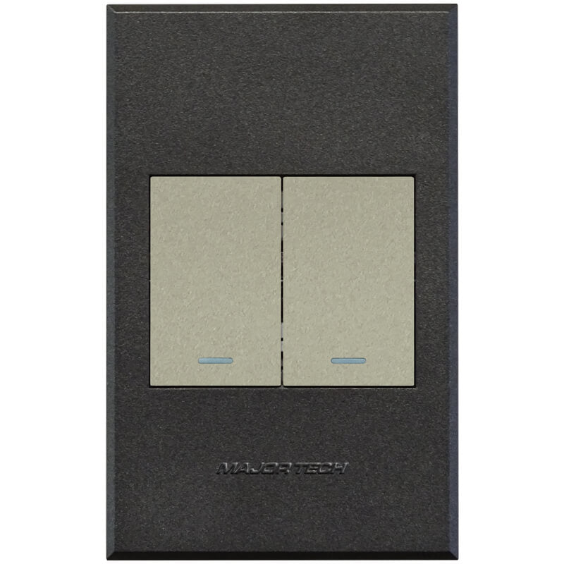 3V122 2Lever 2Way Switch 100x50mm Veti3