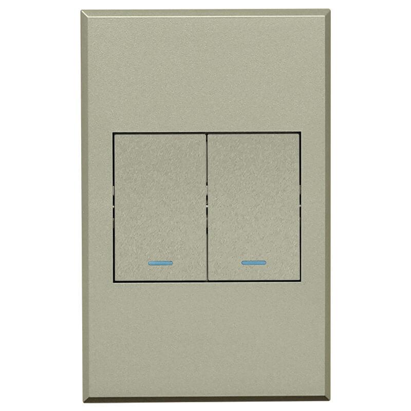 3V122 2Lever 2Way Switch 100x50mm Veti3