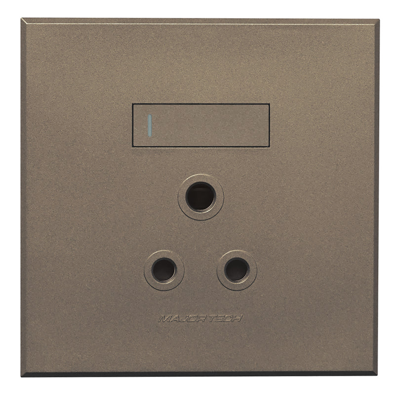 1x16A Single Socket Outlet 100x100mm Veti - Colour Options