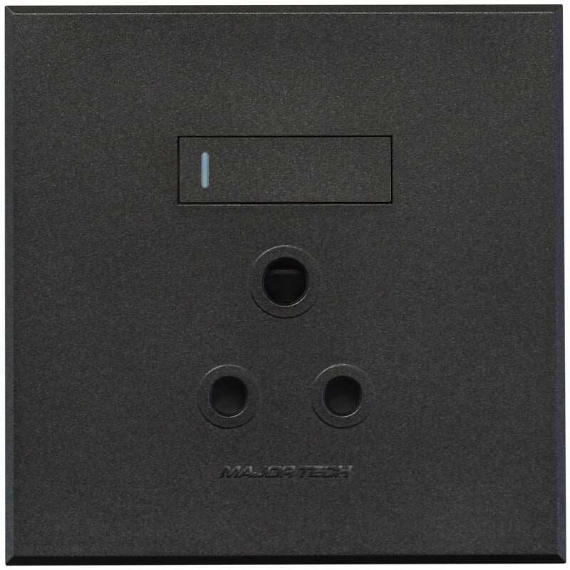 1x16A Single Socket Outlet 100x100mm Veti - Colour Options