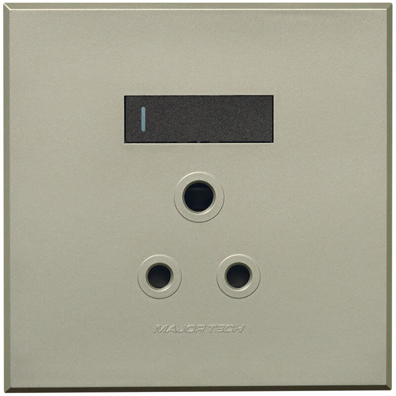 1x16A Single Socket Outlet 100x100mm Veti - Colour Options