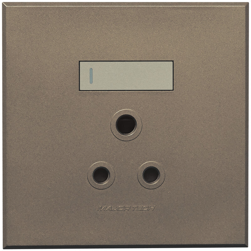 1x16A Single Socket Outlet 100x100mm Veti - Colour Options