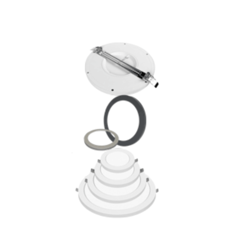 6W LED Round IRIS 2 IN 1 Ceiling Light Magnetic Trims