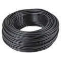 0.75mm x 2core Black Cabtyre Cable 100M Roll