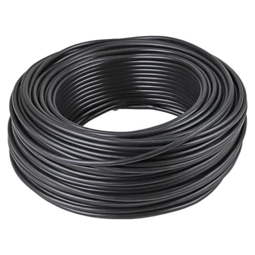 0.5mm x 2core Cabtyre cable Black 100M Roll