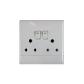 PS675R-P Double Switched Socket 16A CBI Range