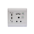 PS685USBC-P USB A&C/SA/EU Combination Switched Socket Outlet - CBI Range