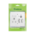 Double Socket USB/SA/EURO + Cover 4X4 Crabtree 18026/101P