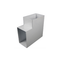 ECO1 Single Compartment PVC Power Skirting Flat Vertical Elbow