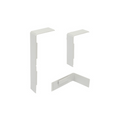 ECO2 Double Compartment PVC Power Skirting Joiner Strip