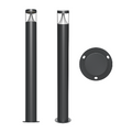 LED Bollard 12W 4CCT IP65 Round Black FB001