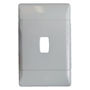 G000-P 1Lever Grid Plate 2x4 White - CBI Range