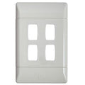 G003-P 4Lever Grid Plate 2x4 White - CBI Range
