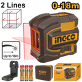 INGCO HLL156503 Self Levelling Cross Line Laser Level 15m