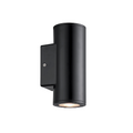 LED Wall Light Round Up/Down GU10 R332 Matt Black