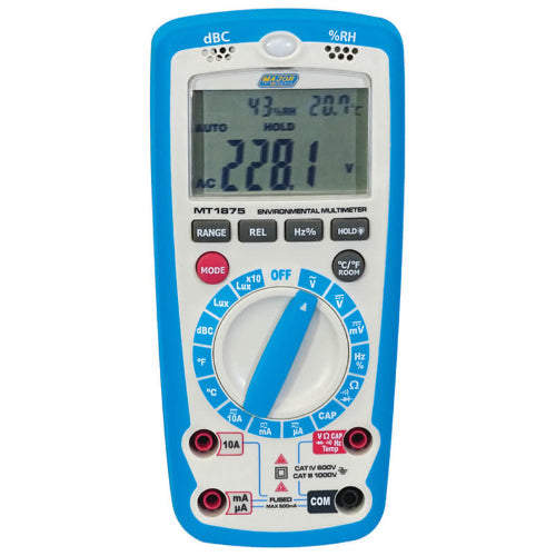 Major Tech MT1875 Environmental Multimeter CAT IV 600V
