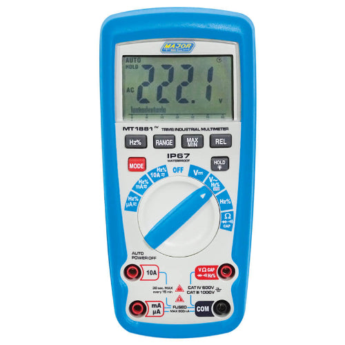 Major Tech MT1881 Digital Multimeter TRMS IP67 1000V