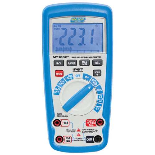 Major Tech MT1882 IP67 TRMS Multimeter CAT IV 600V