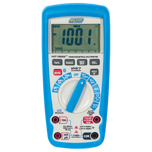 Major Tech MT1885 Digital Multimeter TRMS Bluetooth IP67 1500V