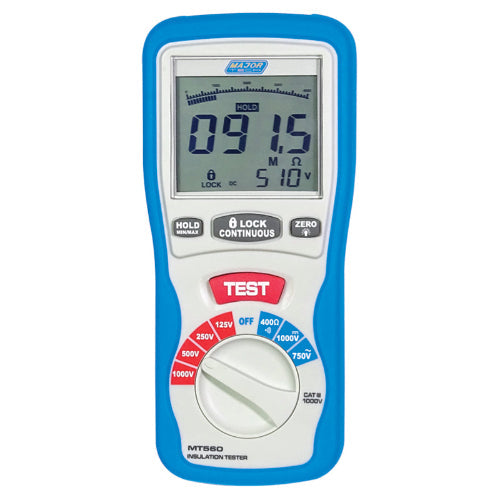 Major Tech MT560 Digital Insulation Tester CAT IV 600V