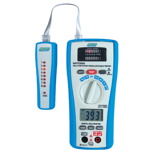 Major Tech MTC50 2-in-1 LAN Tester Multimeter CAT III 300V