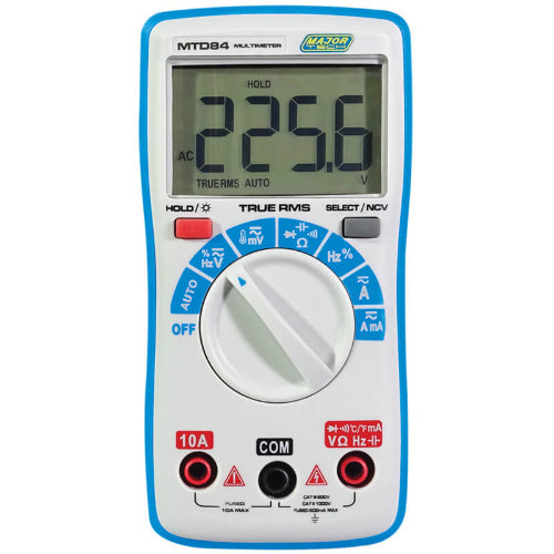 Major Tech MTD84 Compact Smart Digital Multimeter TRMS CAT III 600V