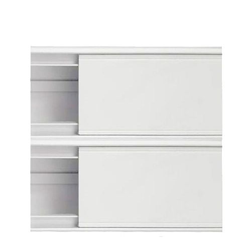 P801 Double Compartment Power Skirting Per 2.4mtr Length - Various colours