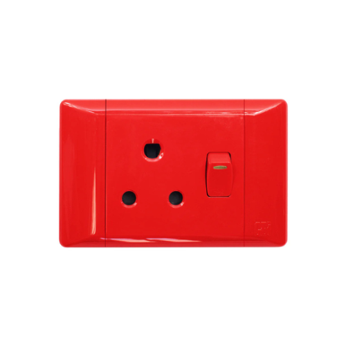 PS671R-P Single Dedicated 2X4 Switched Socket - CBI Range