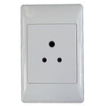 PS678-P 6A 2X4 Unswitched Socket  Complete White