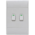 SUL123 2Lever 2Way 16A Light Switches Ultra Range 2X4