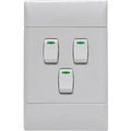 SUL124 3Lever 2Way 16A Light Switches Ultra Range 2X4