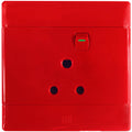 SUP676-R 16A 4x4 Single Dedicated Switched Socket Outlet