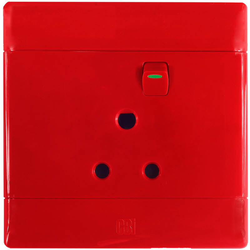 SUP676-R 16A 4x4 Single Dedicated Switched Socket Outlet