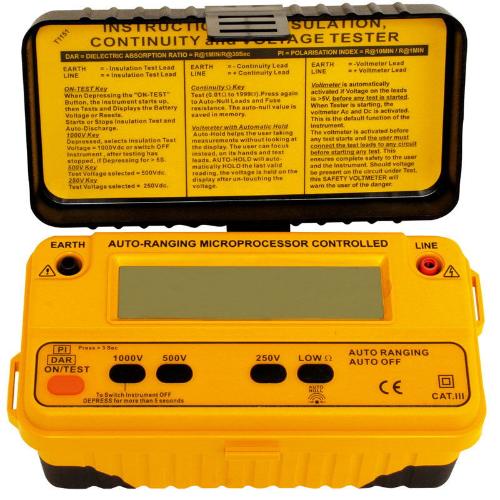 Hellermann T1151 Digital Insulation Tester 1000V