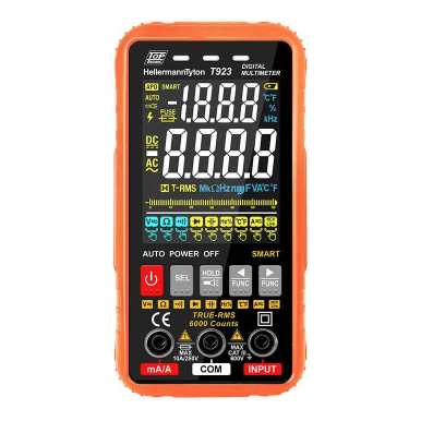 Hellermann T923 Multimeter LCD 6000 Count 600V