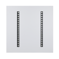 LED Panel 600X600MM WEBBER Recessed 3CCT IB026 Black