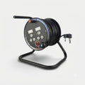 KOSMO STEEL EXTENSION REEL WITH CABLE – 15M (1.0MM CABLE)