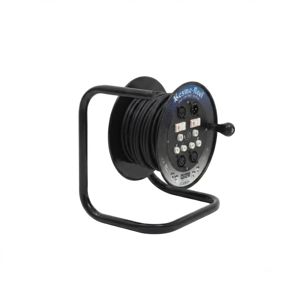 KOSMO STEEL EXTENSION REEL WITH CABLE – 20M (1.0MM CABLE)