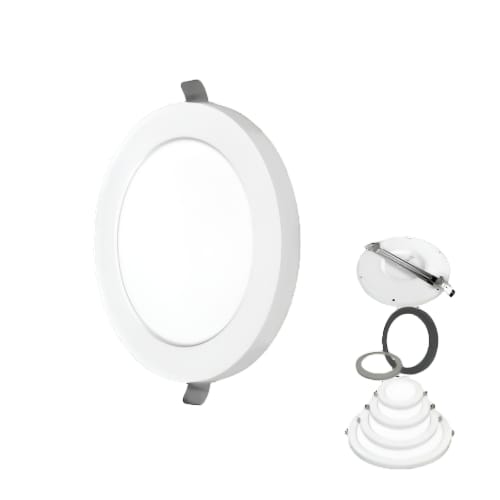 12W LED Round IRIS 2 IN 1 Ceiling light Magnetic Trims