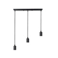 OL-PEND-RECT-BK Black Aluminium 3X E27 Pendant