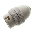 Lamp Holder B22 PVC 10mm Entry White