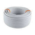 10mm Flat Twin + Earth Cable White 100mtr Roll plus per mtr