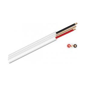 1.5mm Flat Twin + Earth Cable White 100mtr Roll or Per Metre